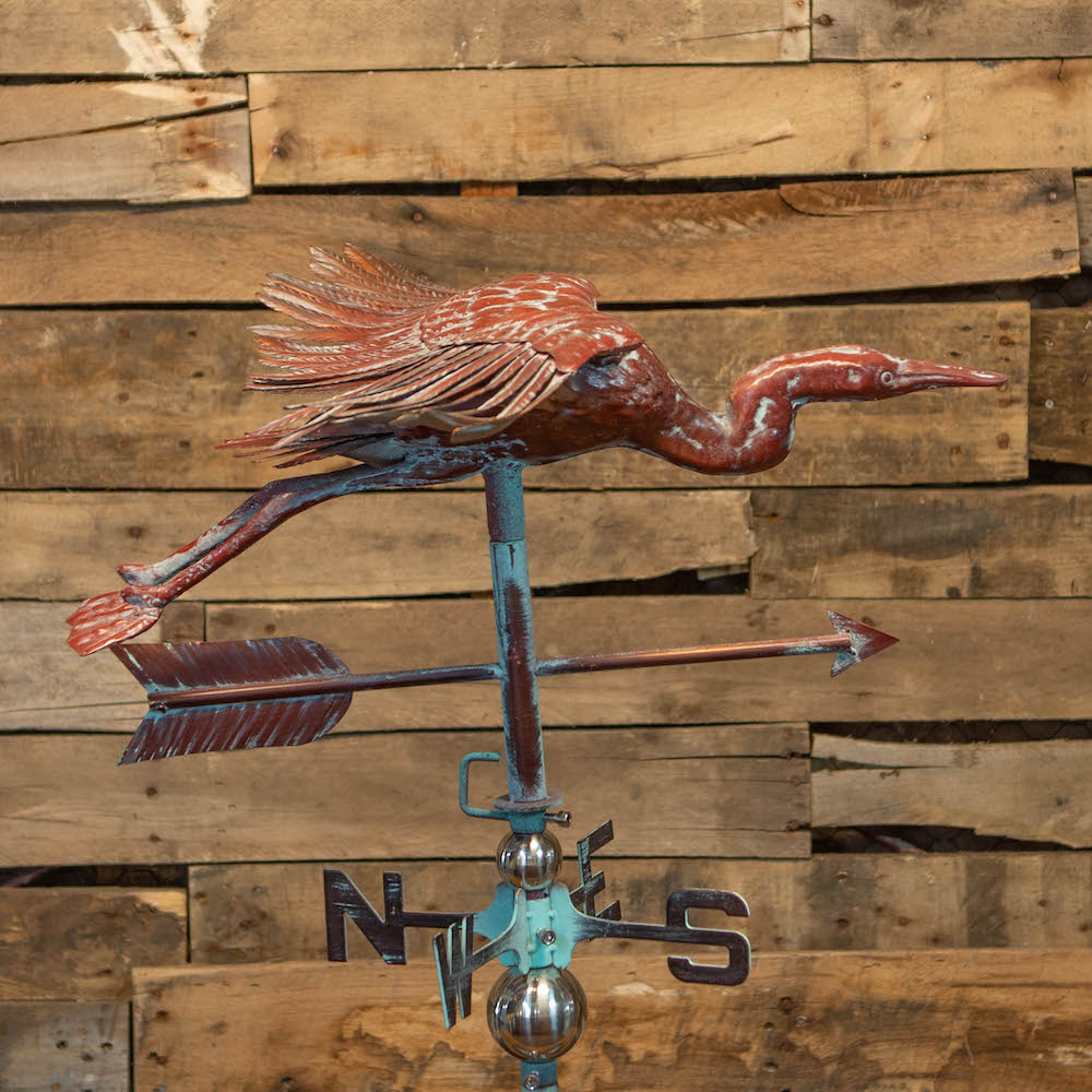 3D Heron Weathervane