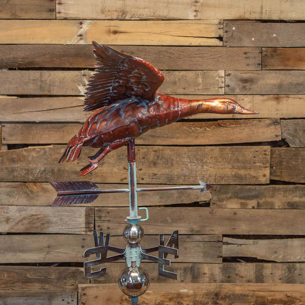 3D Full Body Flying Mallard Weathervane