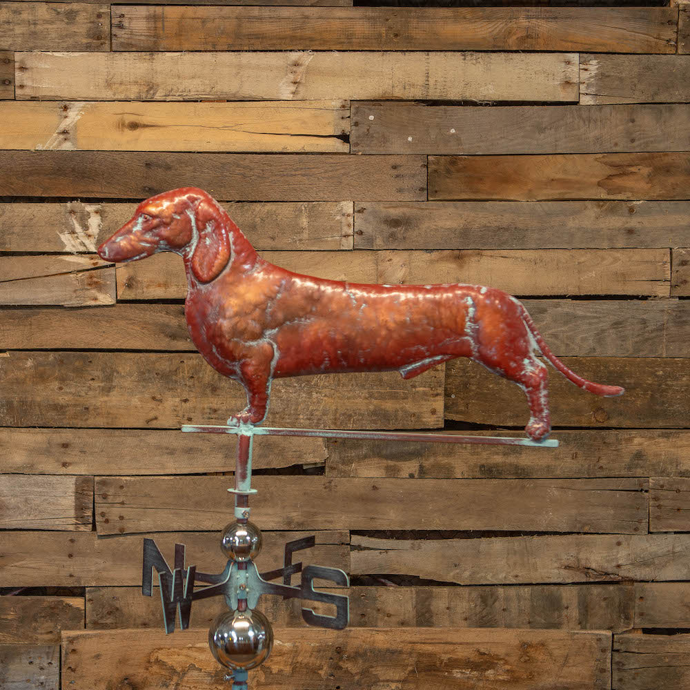 2D Dachshund Weiner Dog Weathervane