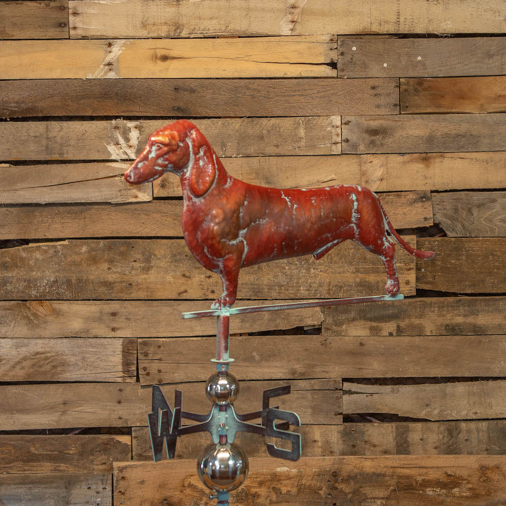 2D Dachshund Weiner Dog Weathervane