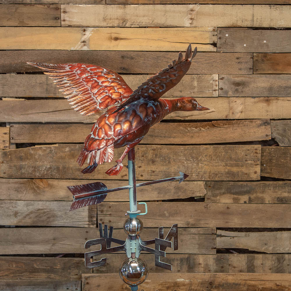 3D Full Body Flying Mallard Weathervane