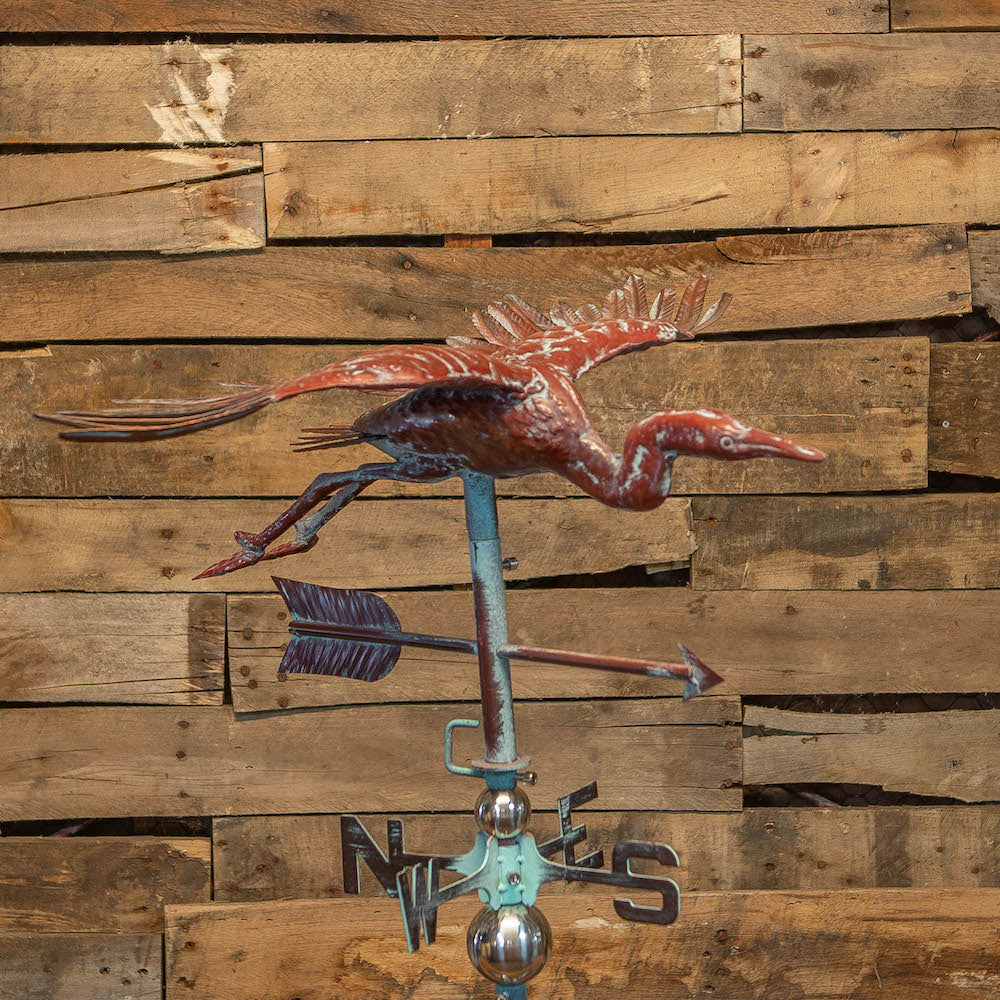 3D Heron Weathervane