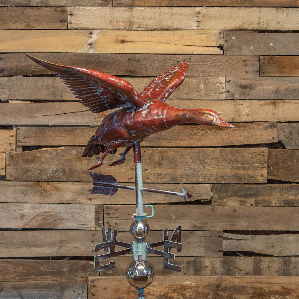 3D Full Body Flying Mallard Weathervane