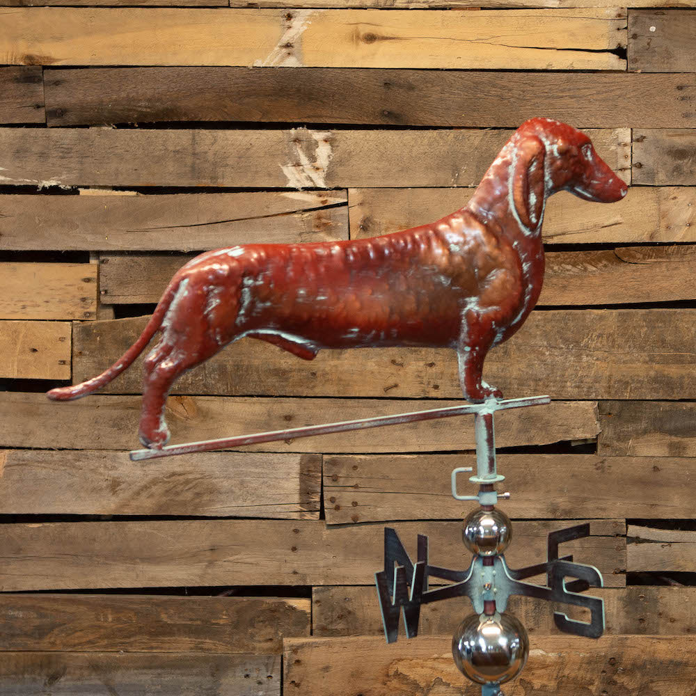 2D Dachshund Weiner Dog Weathervane