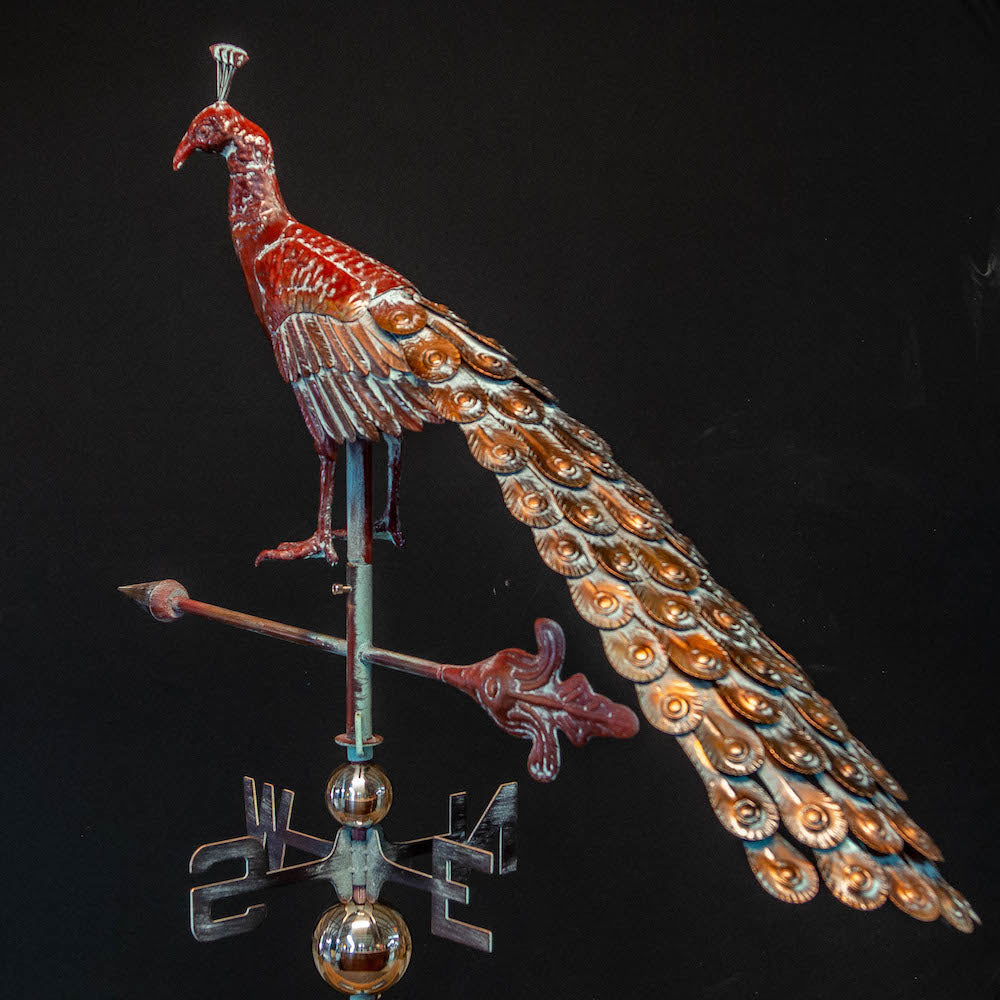3D Full Body Peacock Weathervane