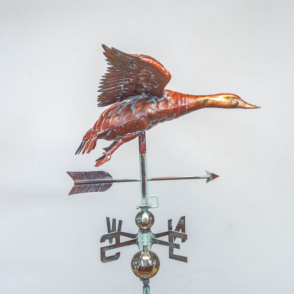 3D Full Body Flying Mallard Weathervane