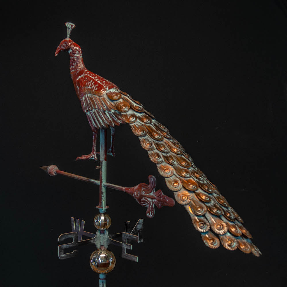 3D Full Body Peacock Weathervane