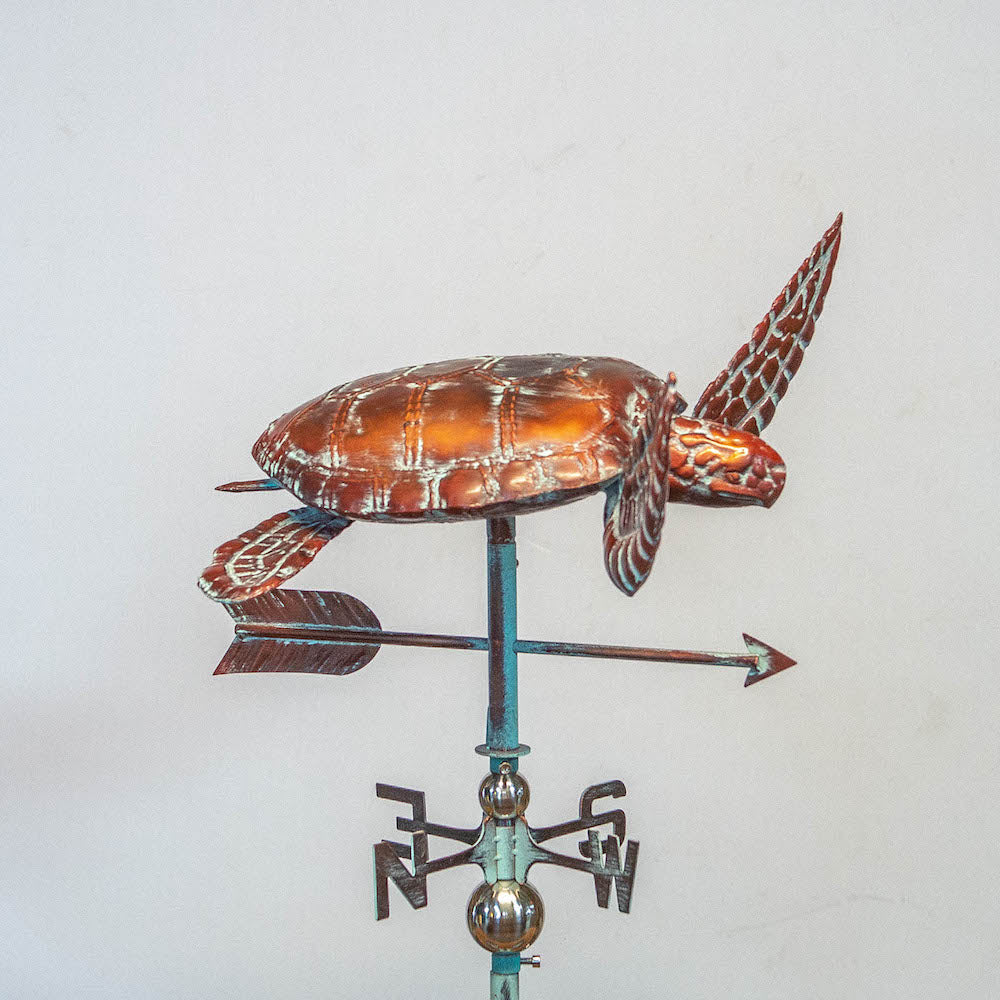 3D Sea Turtle Weathervane