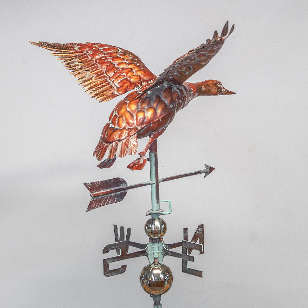 3D Full Body Flying Mallard Weathervane