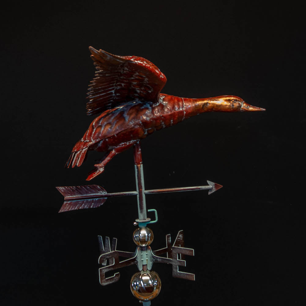 3D Full Body Flying Mallard Weathervane