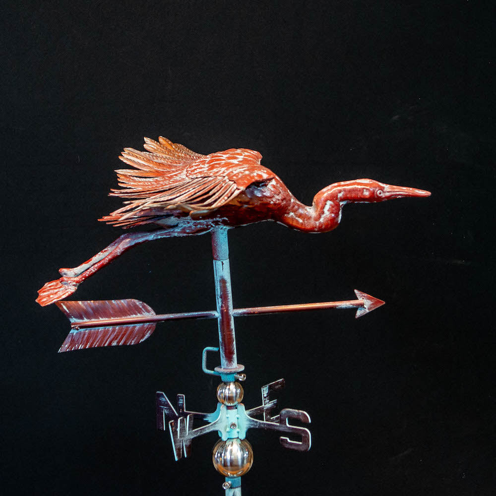 3D Heron Weathervane