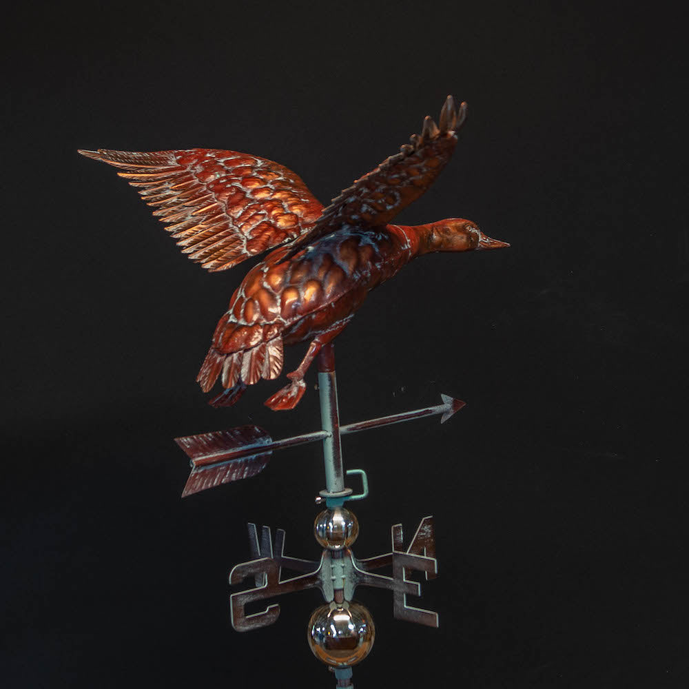 3D Full Body Flying Mallard Weathervane