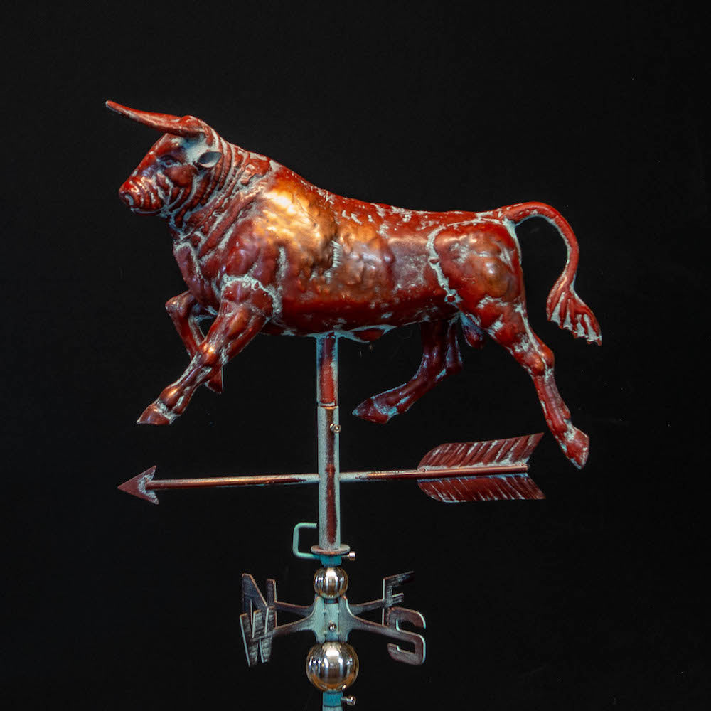 3D Full Body Bull Weathervane