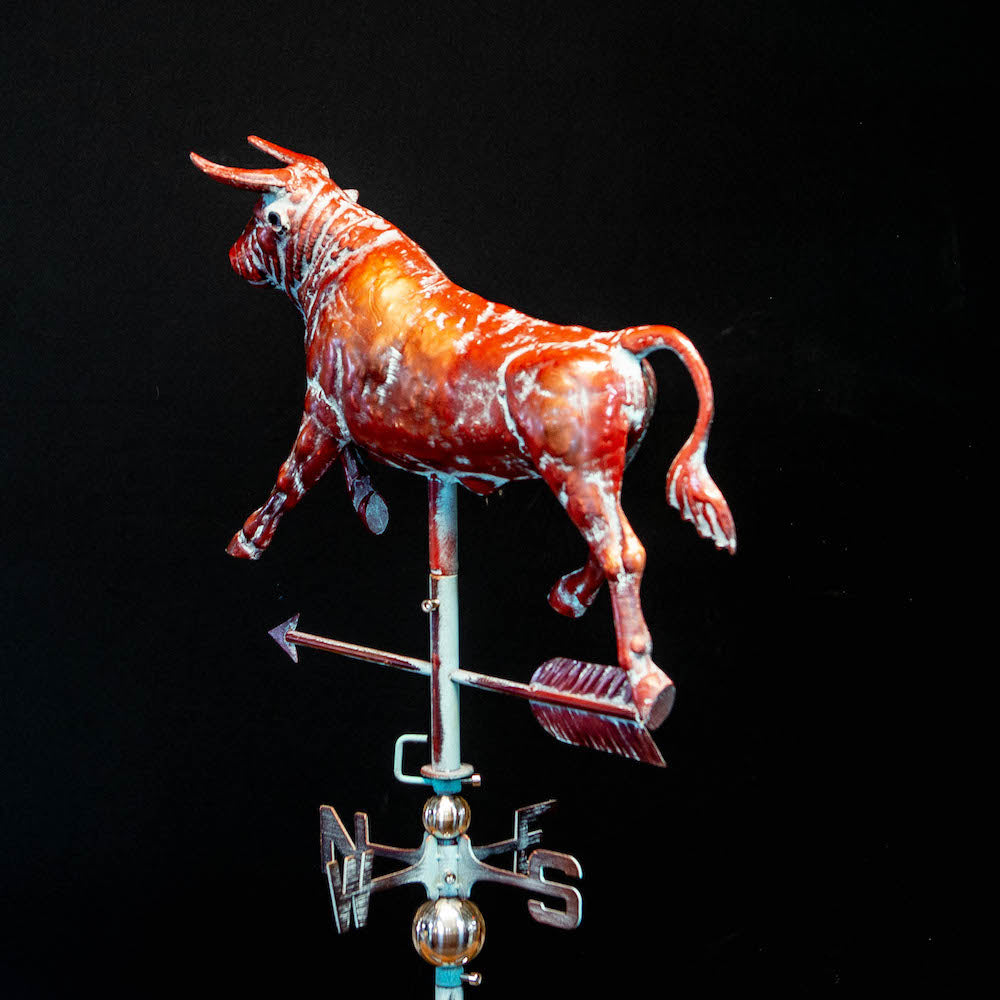 3D Full Body Bull Weathervane