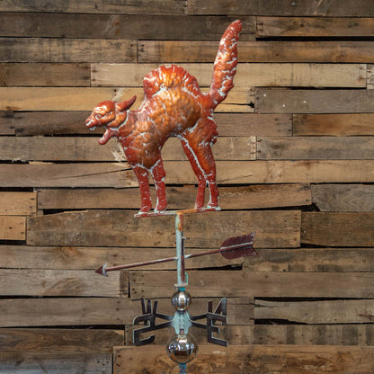 3D Hunting Cat Weathervane