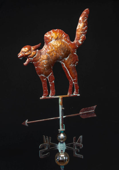 3D Hunting Cat Weathervane