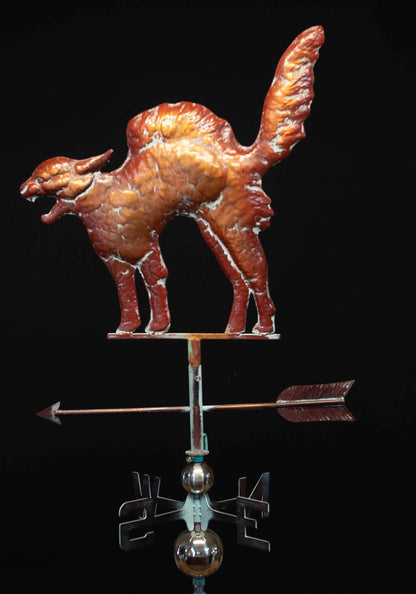 3D Hunting Cat Weathervane