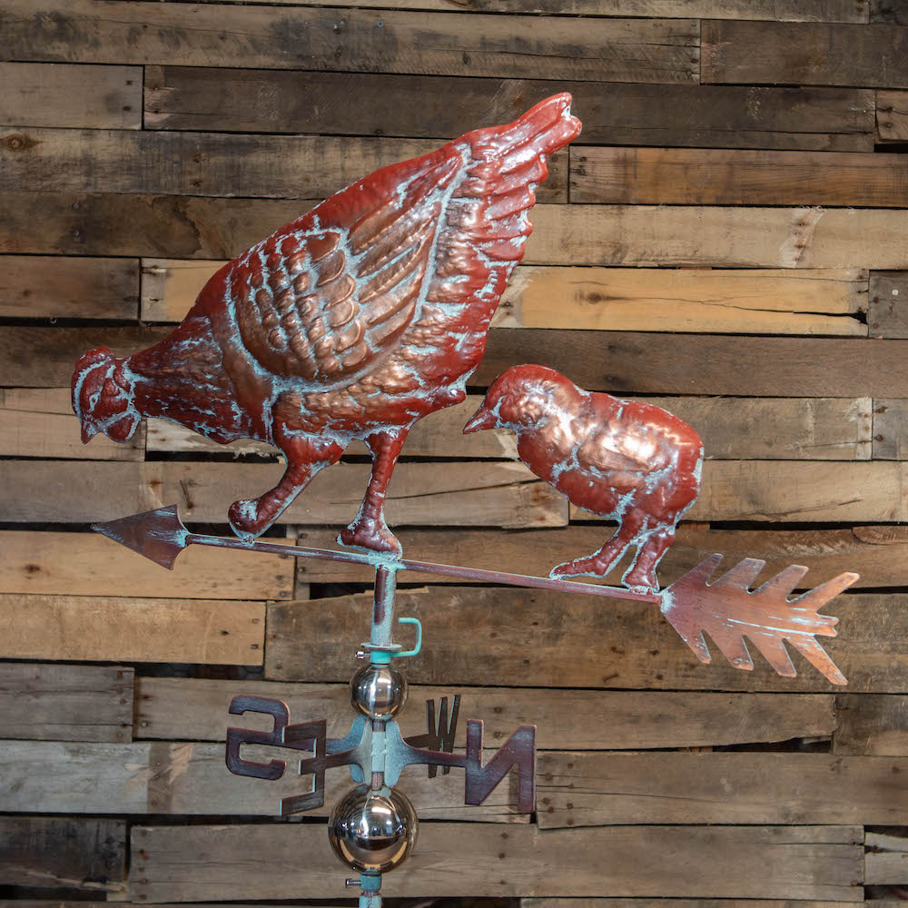 2D Chicken & Chick Weathervane