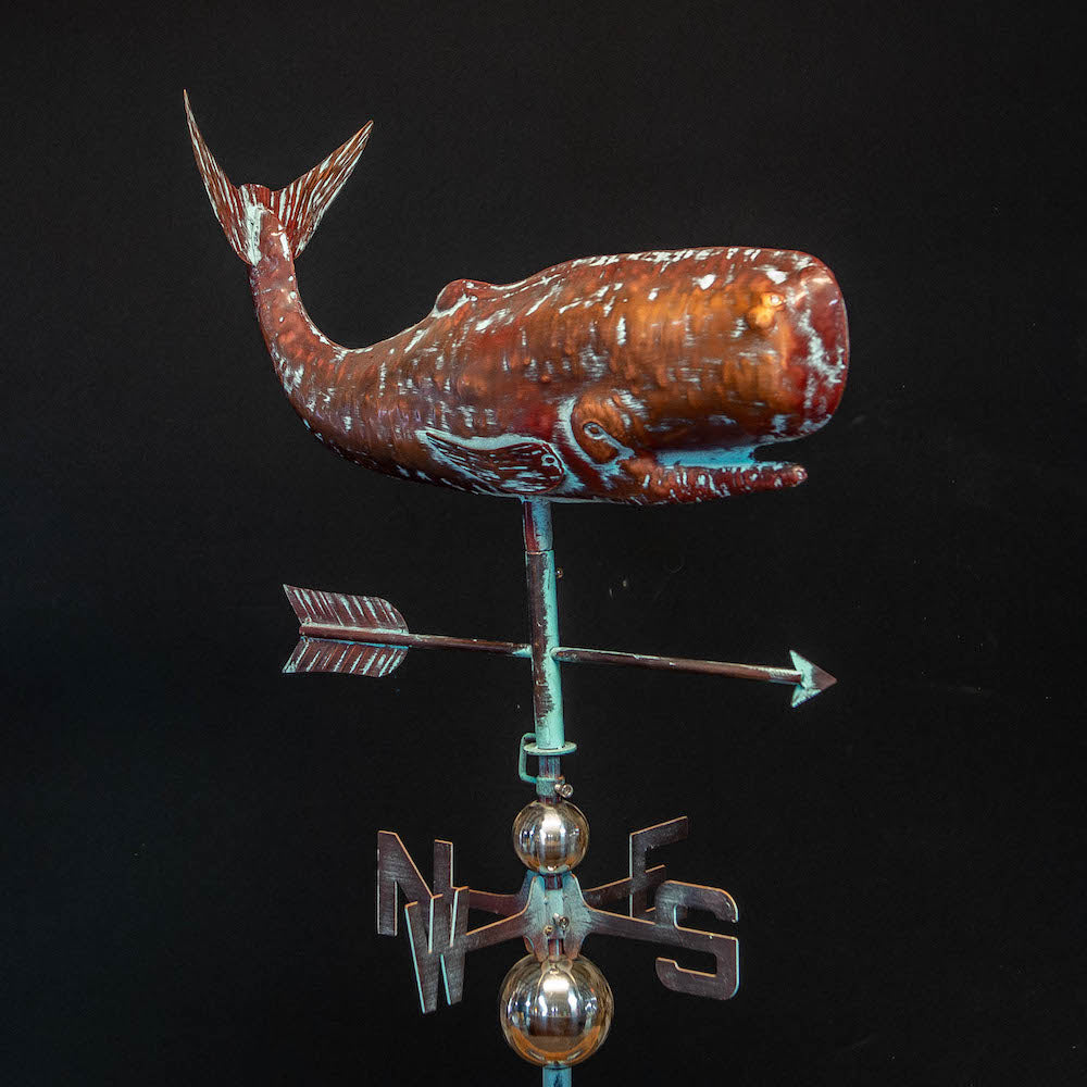 3D Whale Weathervane