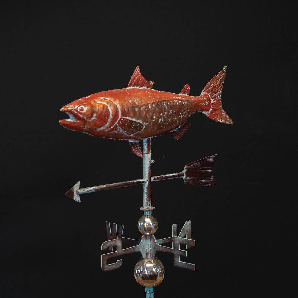 2D Trout Weathervane