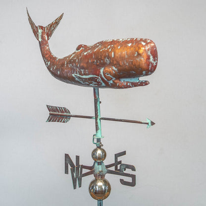 3D Whale Weathervane