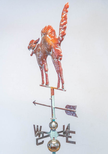 3D Hunting Cat Weathervane